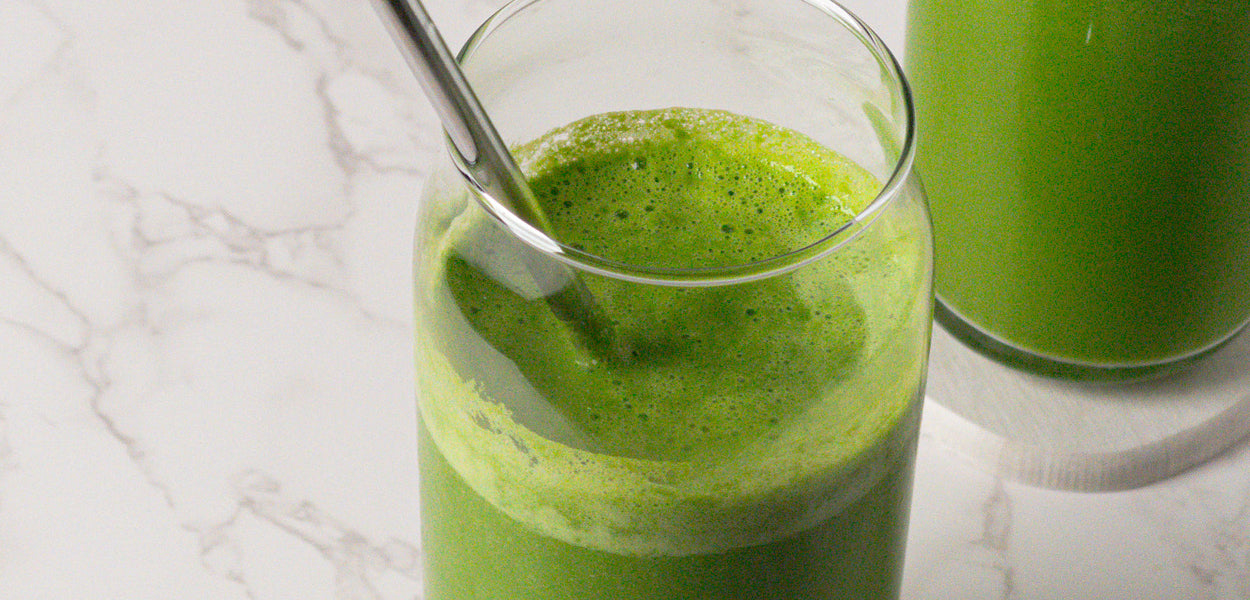 Healthy Breakfast to Start Your Day: Matcha Kale Smoothie