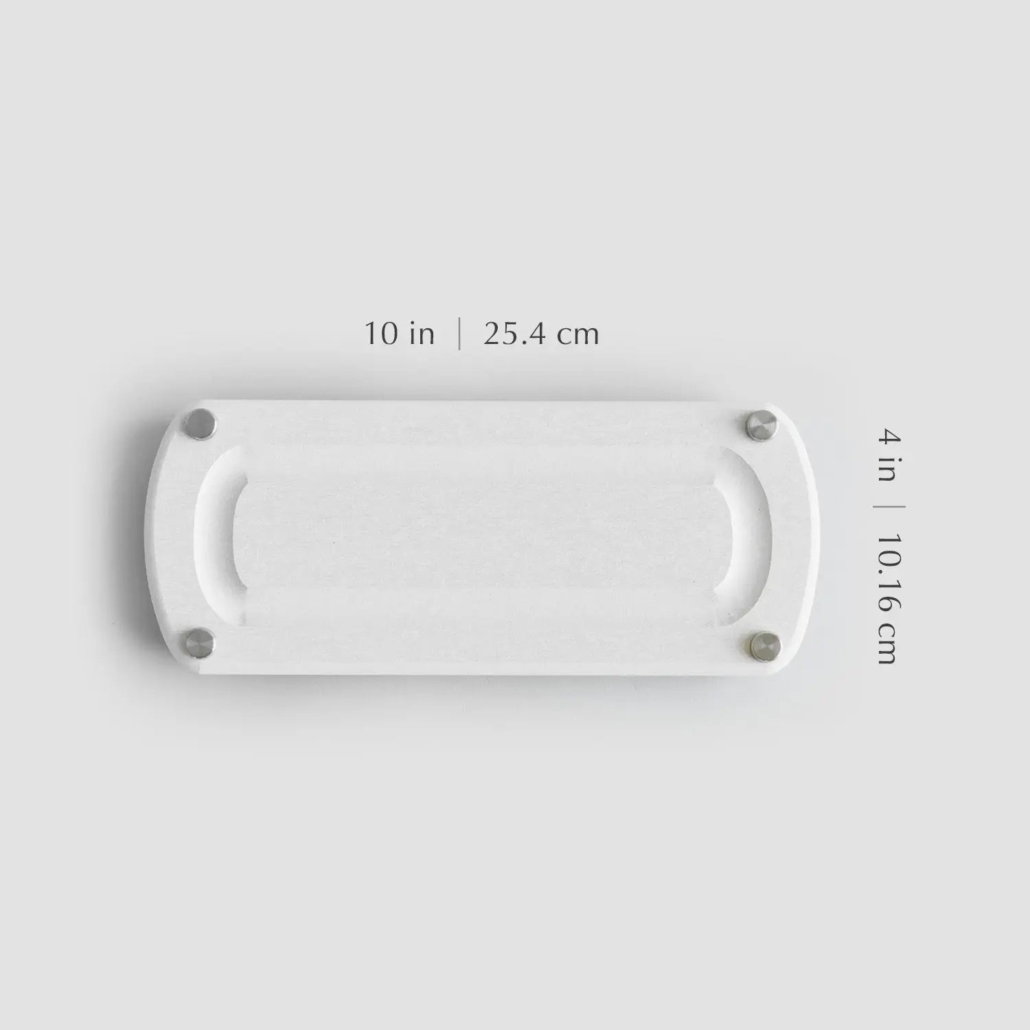 sandstone sink caddy dimensions 10 inches by 4 inches (25.4cm x 10.16cm)