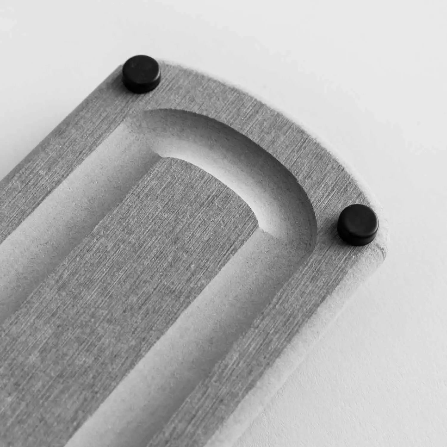 slate sink caddy close up detailing