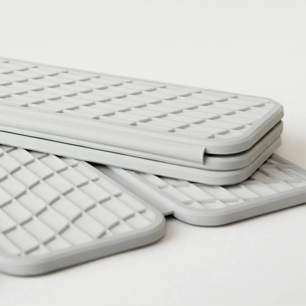 two sandstone dish pads