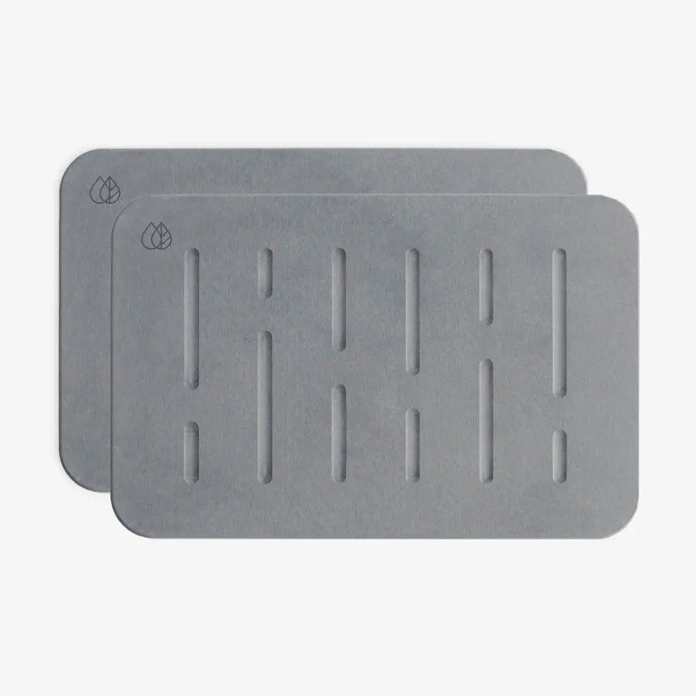 Slate Bath Stone Mat Rain 2 Pack