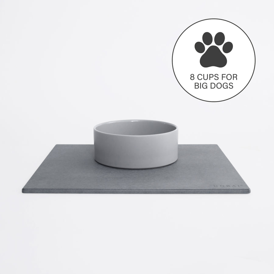 Large Dog Bowl + Stone Base