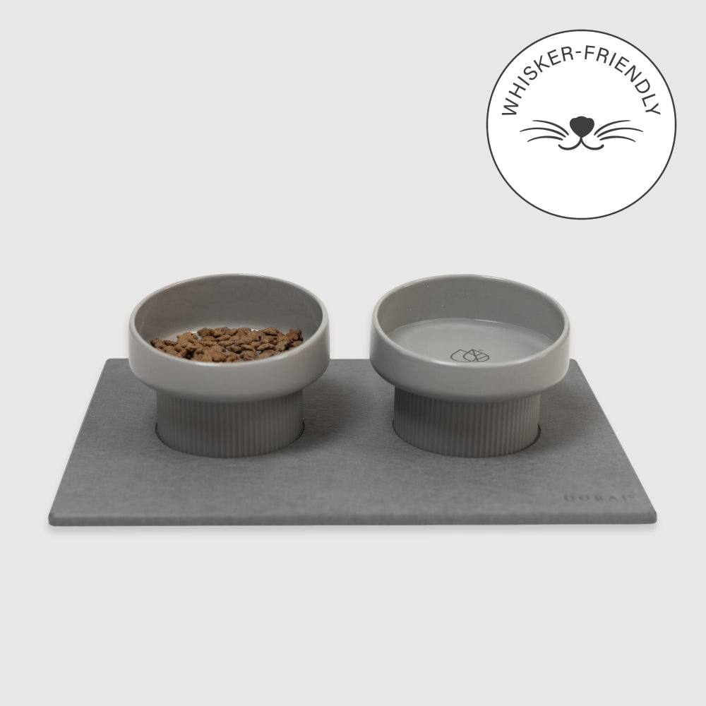 Elevated Cat Feeding Station | Double Bowl & Non-slip | Dorai Home