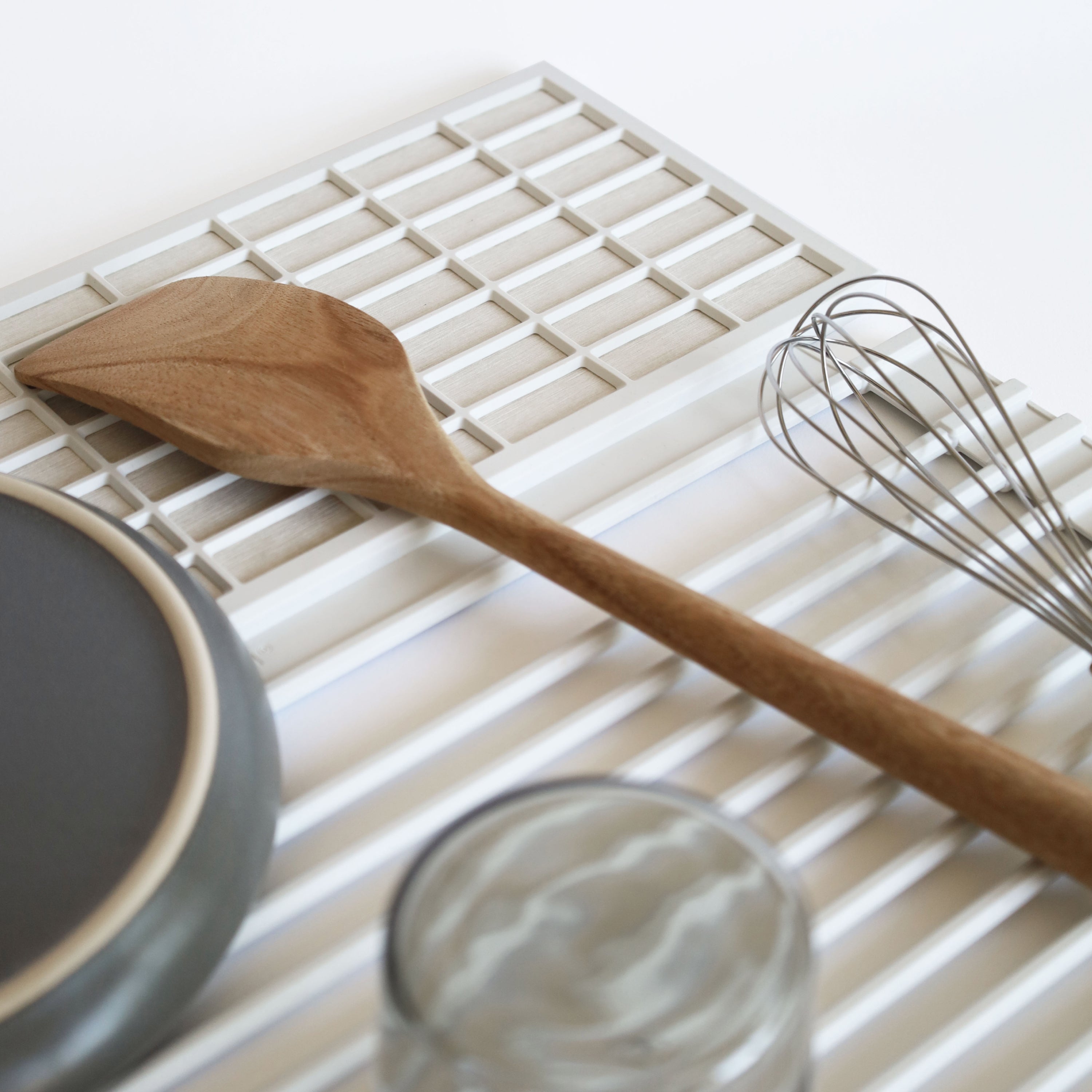 Over the Sink Dish Pad + Stone Sink Caddy Bundle