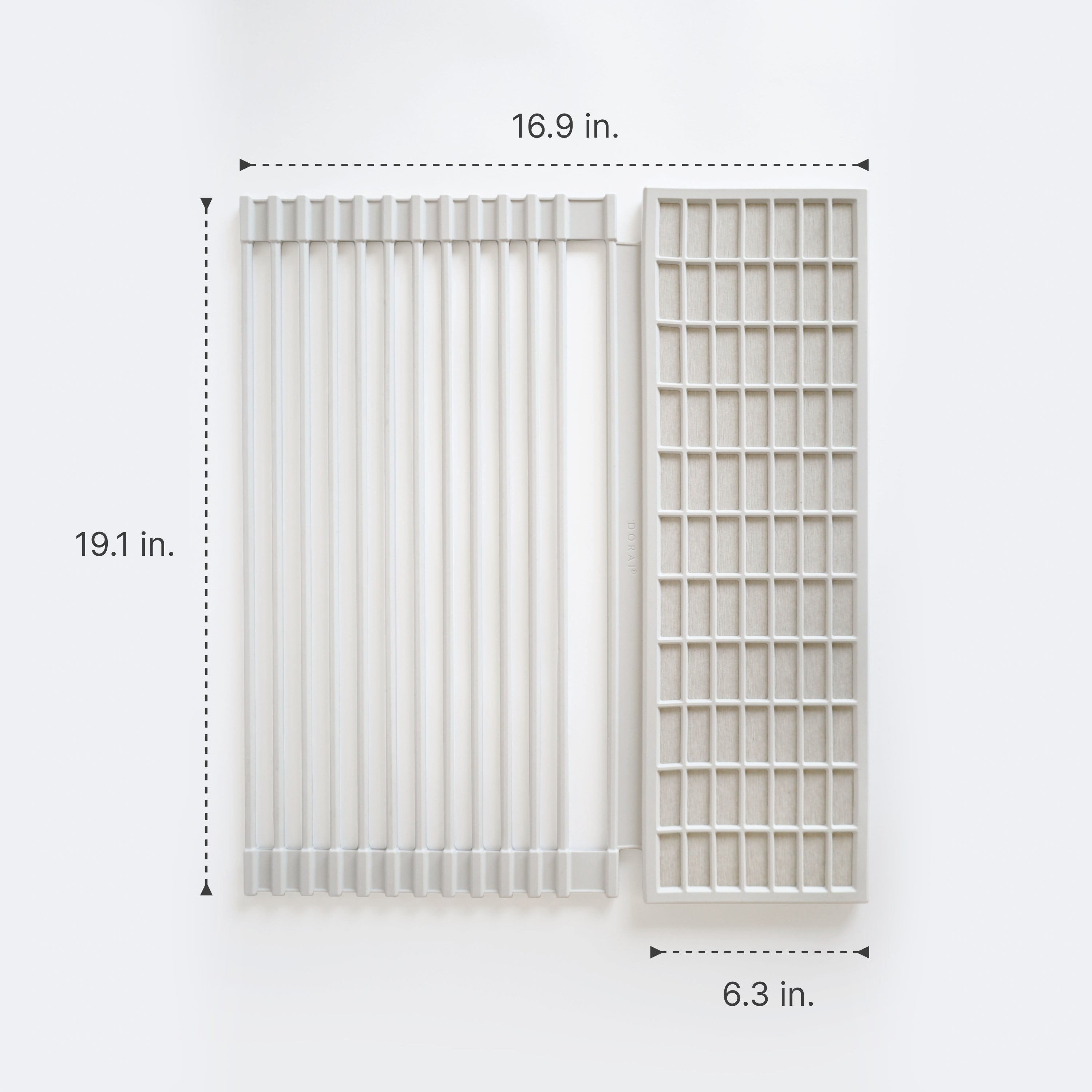 Over the Sink Dish Pad + Stone Sink Caddy Bundle