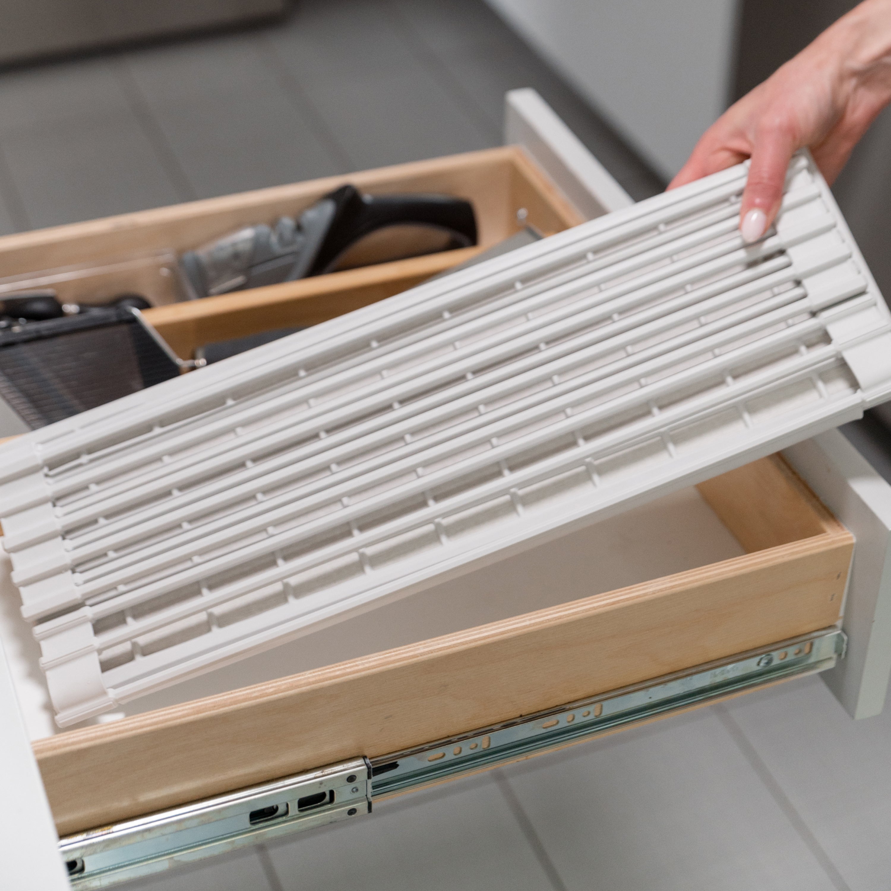 Over the Sink Dish Pad + Stone Sink Caddy Bundle