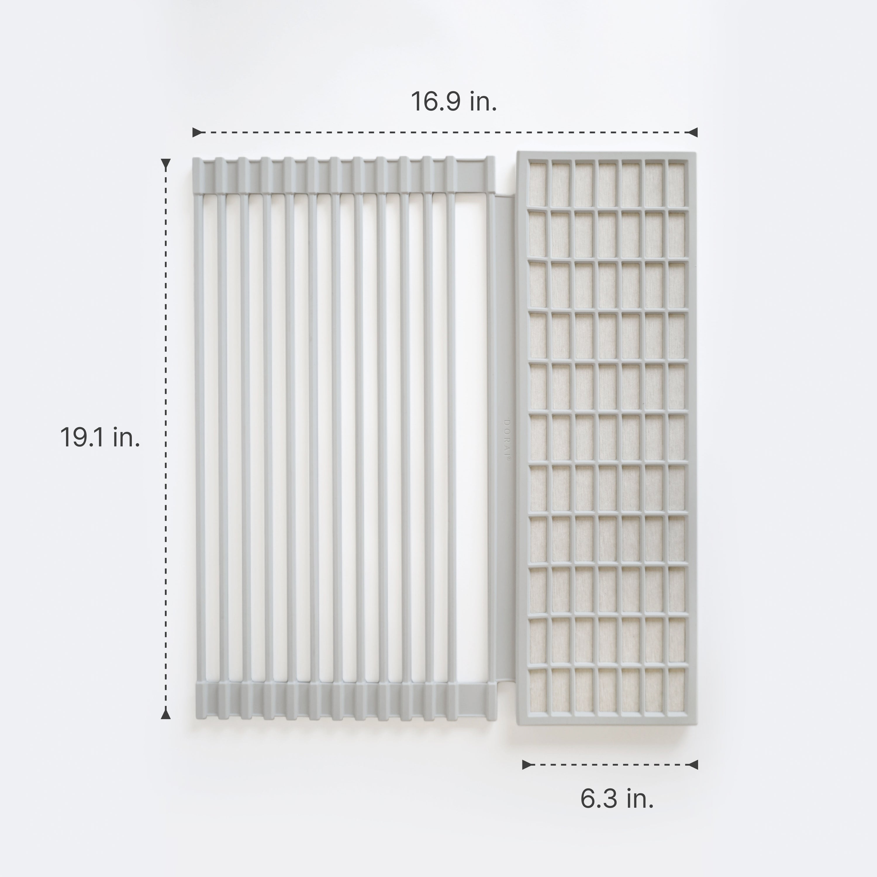 Over the Sink Dish Pad + Stone Sink Caddy Bundle