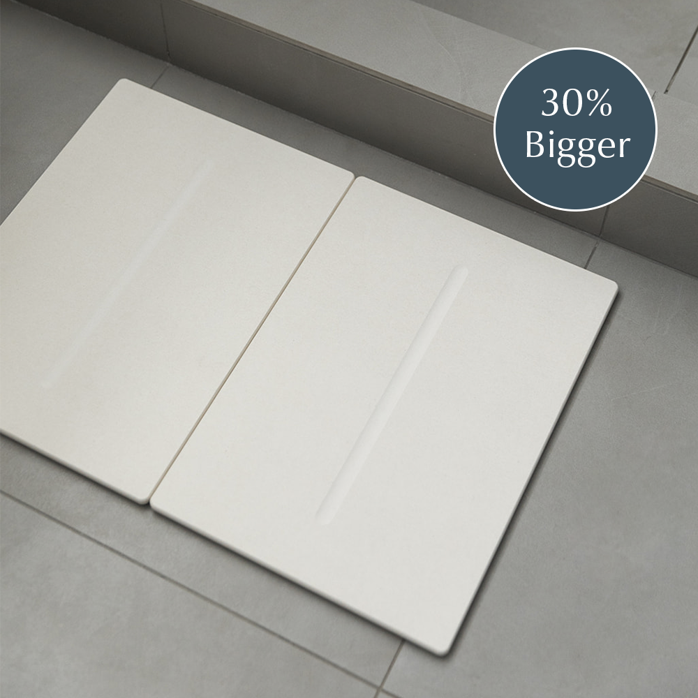 30% bigger modern instant drying bath stone mat