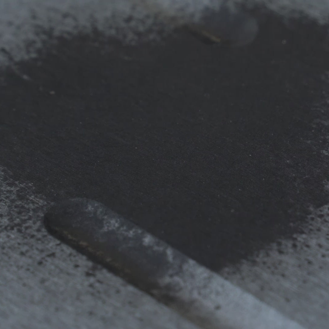 drying video of rain bath stone in slate