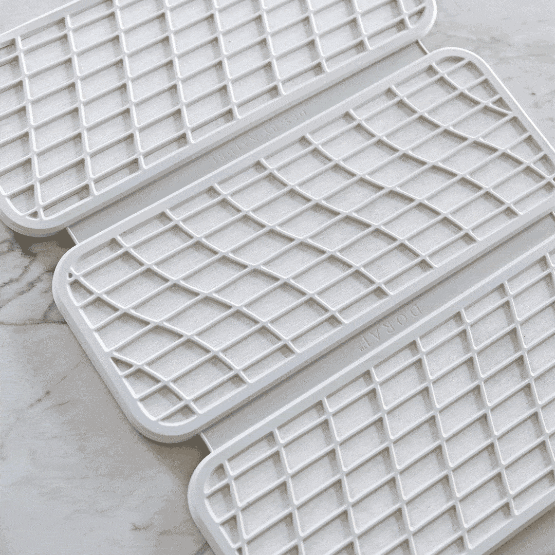 video ofSandstone Dish Pad drying