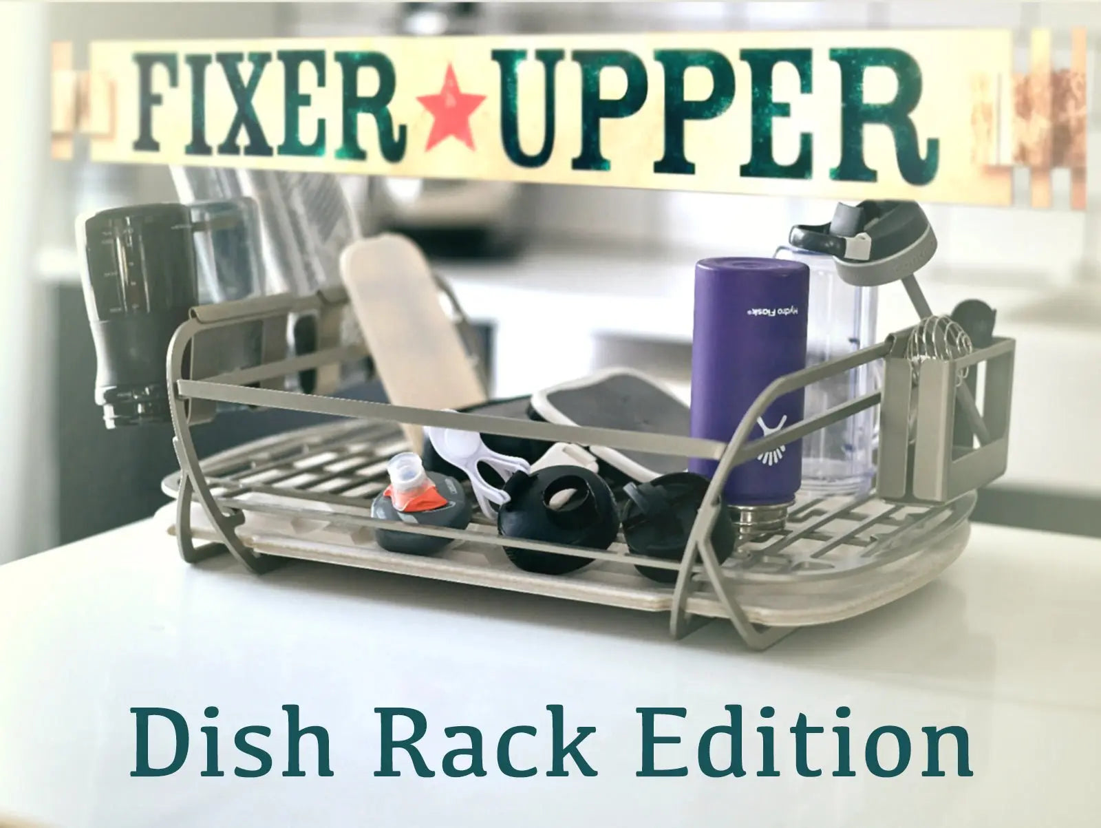 FixerUpper: Dish Rack Edition, check out these Before & After shots!