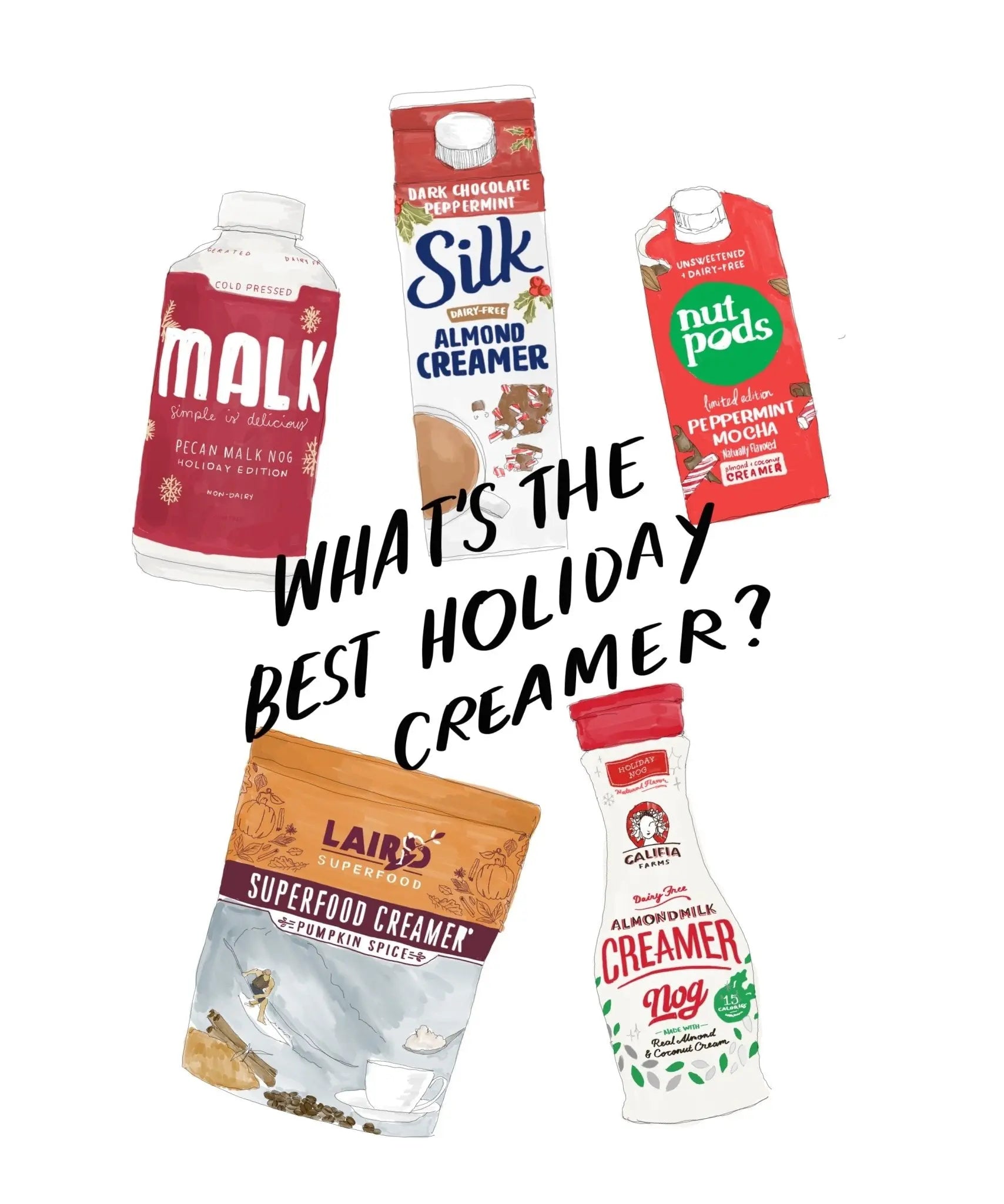 8 Best Holiday Coffee Creamers! The Ultimate Dairy-free Coffee Creamer Review