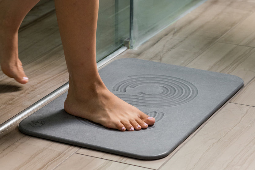 Zen Stone Bath Mat | Fast Drying & Water Absorbing | Dorai Home