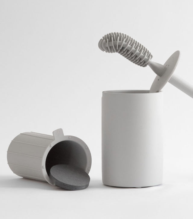 Modern, sleek toilet bowl cleaner