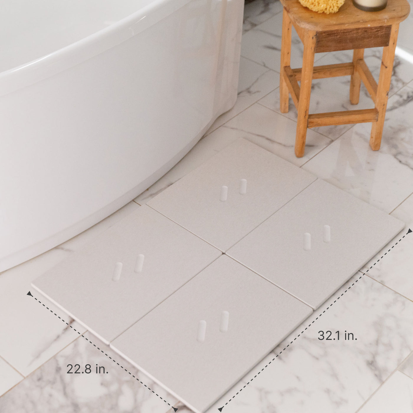Large Alta bath stone in Sandstone with dimensions: 22.8 x 32.1.