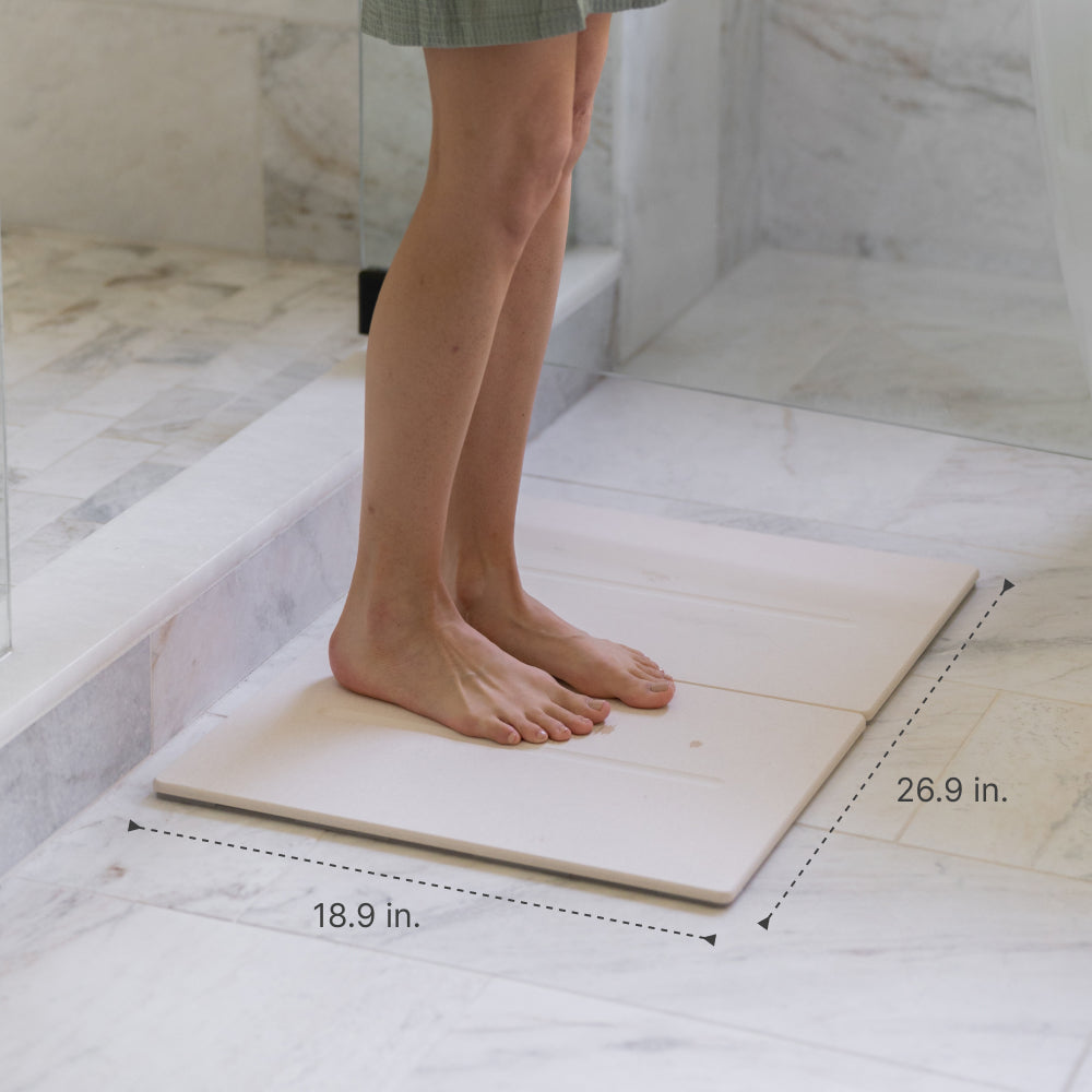 Medium Bath Stone™ Mildew & Mold Resistant Bath Mat | Dorai Home