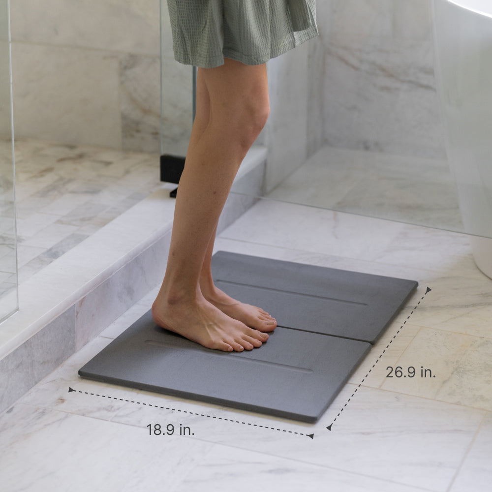 Medium Bath Stone™ Mildew & Mold Resistant Bath Mat | Dorai Home