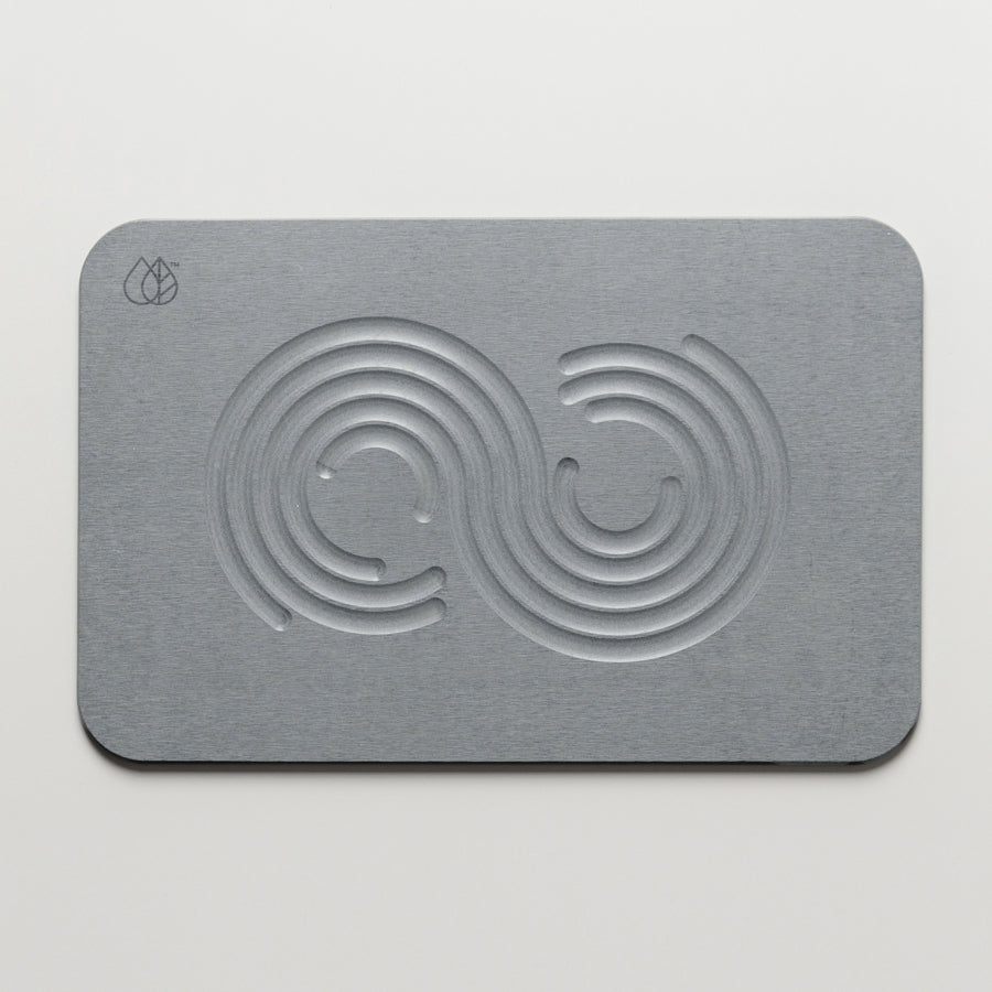 light grey zen bath stone mat