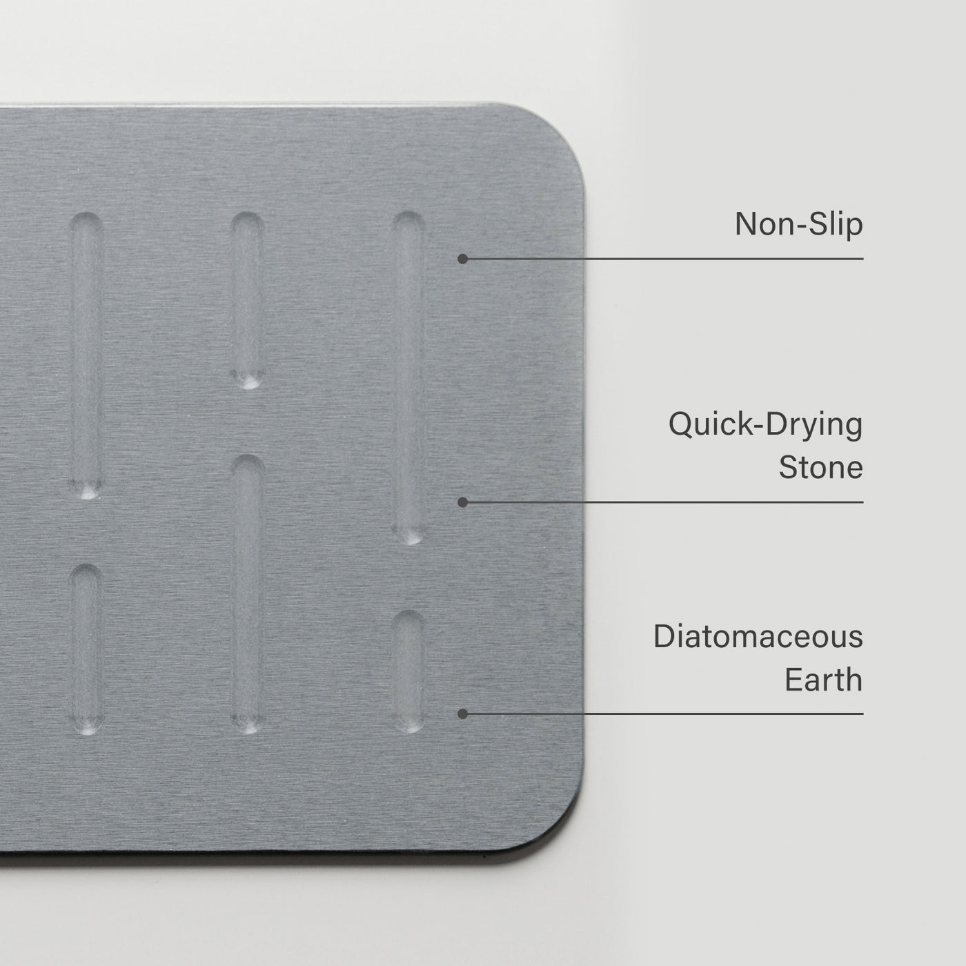 non-slip quick-drying stone made of diatomaceous earth