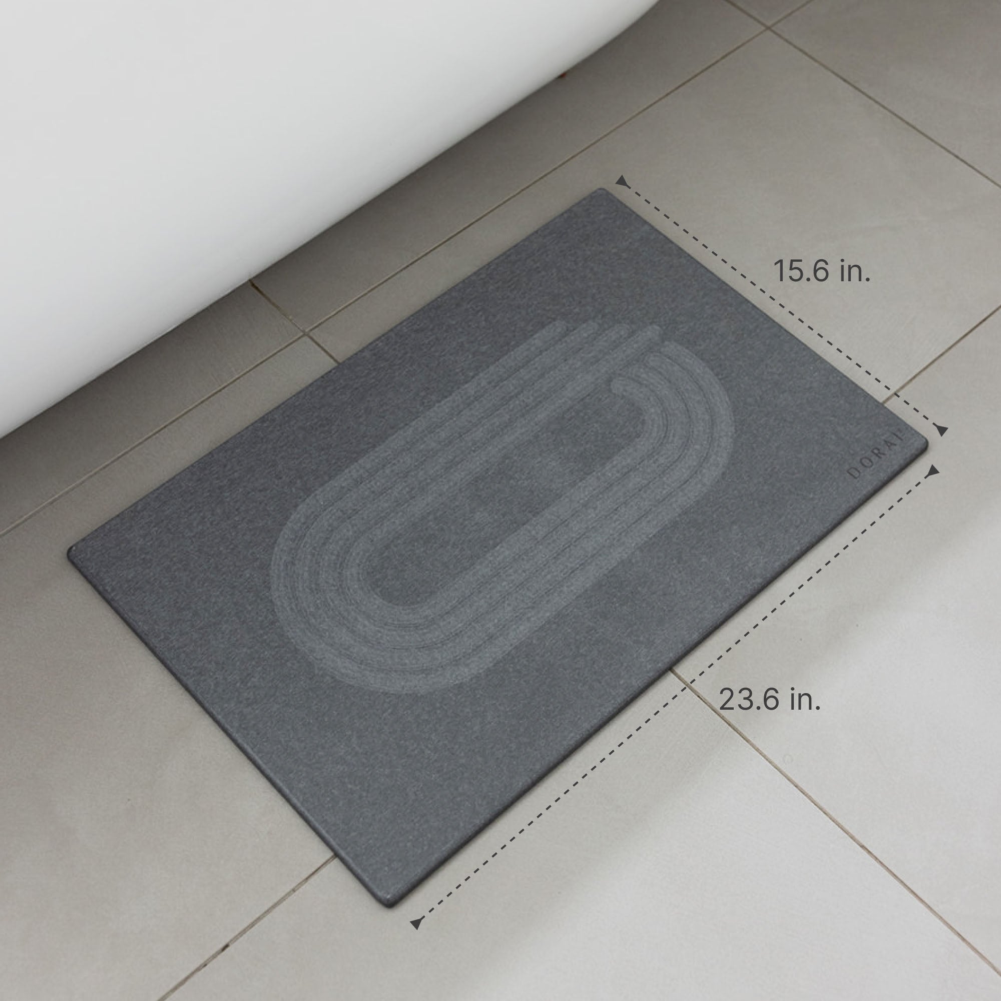 Original bath stone in Slate with dimensions: 23.6 x 15.6.
