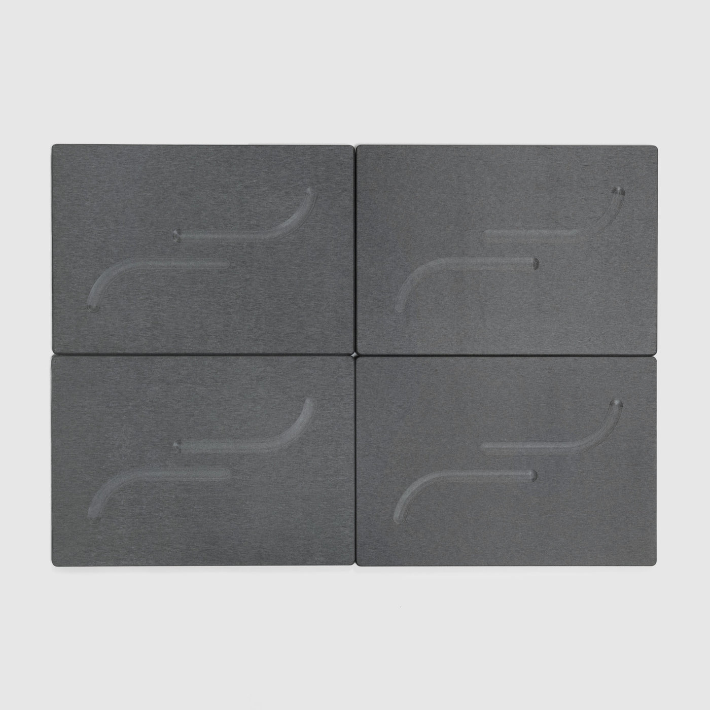 Large arch bath stone in slate with 4 panels.
