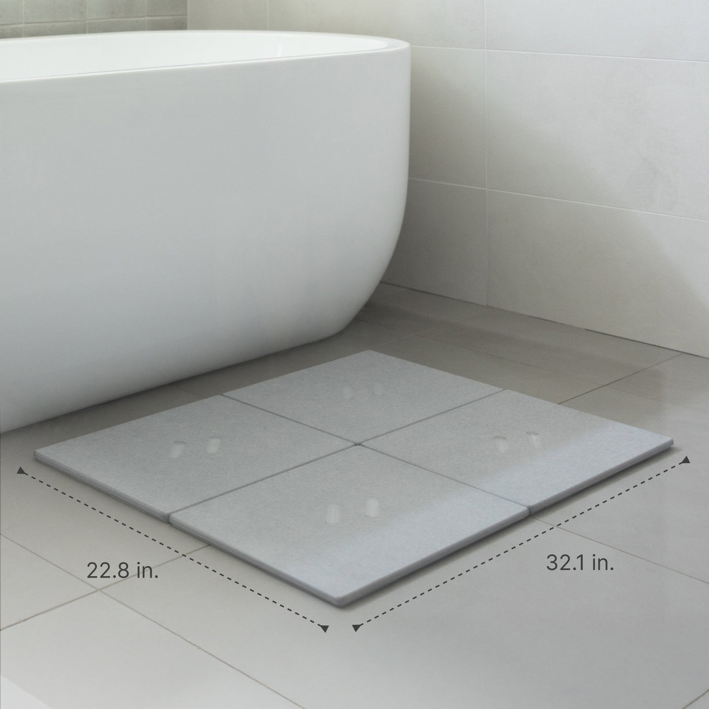 Large Bath Stone™ Mat - 2-Pack