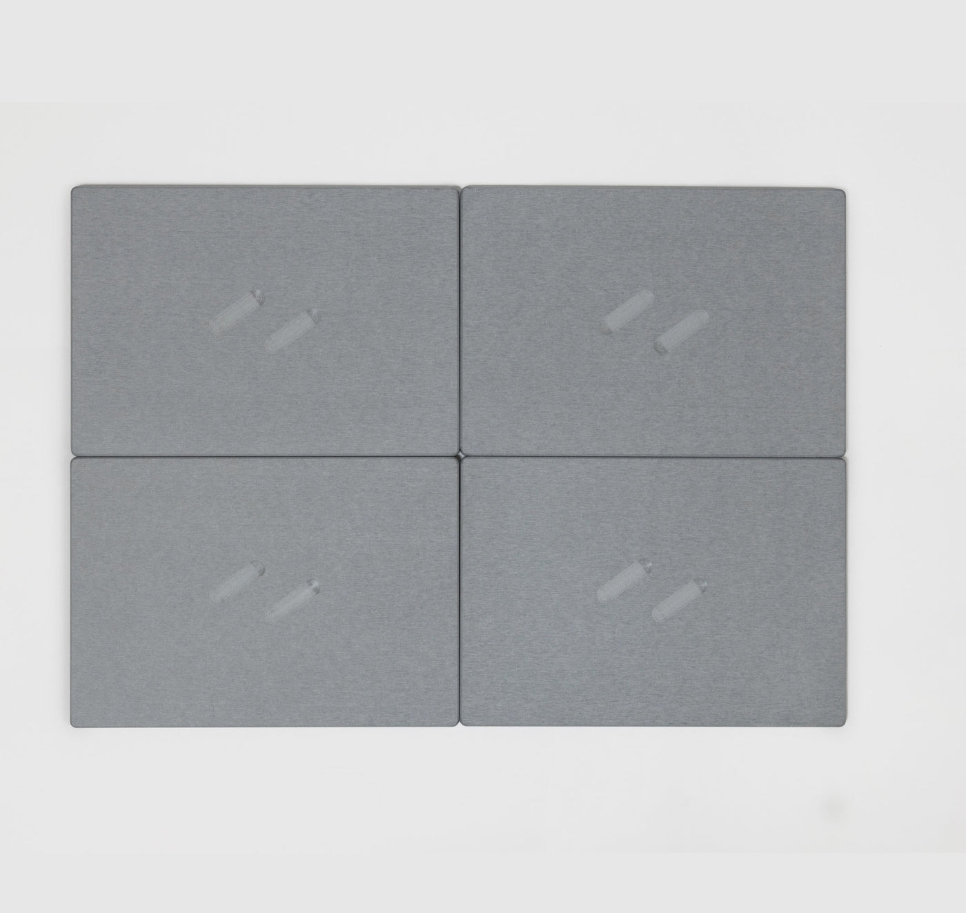 Large Alta bath stone in Ash with 4 panels.