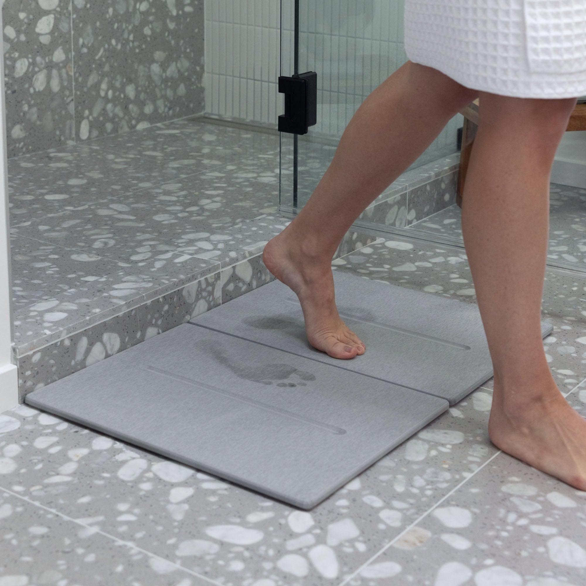 Medium Bath Stone™ Mildew & Mold Resistant Bath Mat | Dorai Home