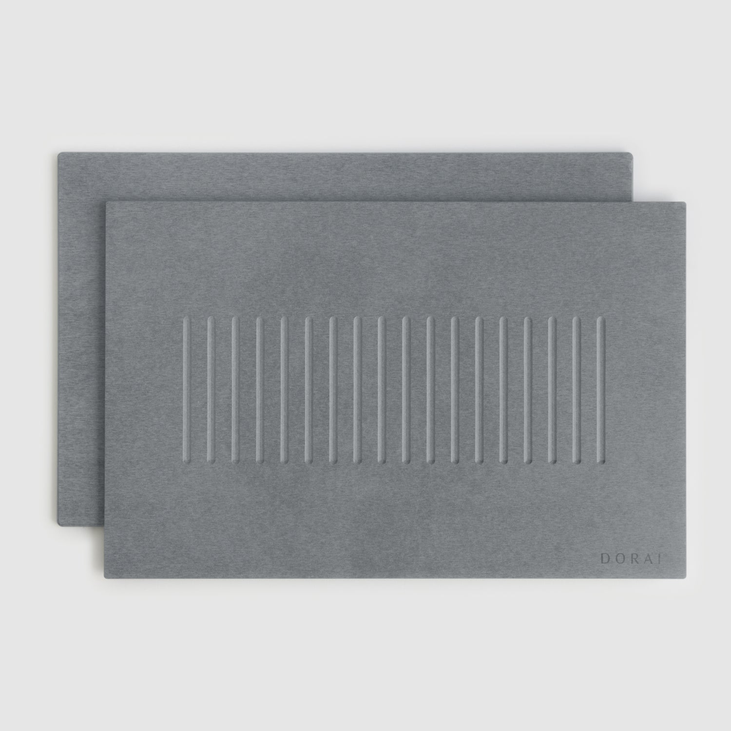 Bath Stone Mat - Aspen 2-Pack (Ash)