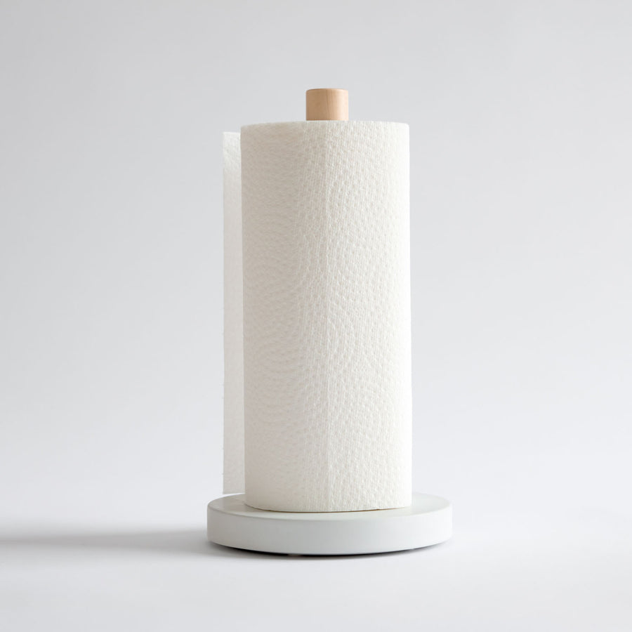 sturdy weighted paper towel holder for one hand tearing