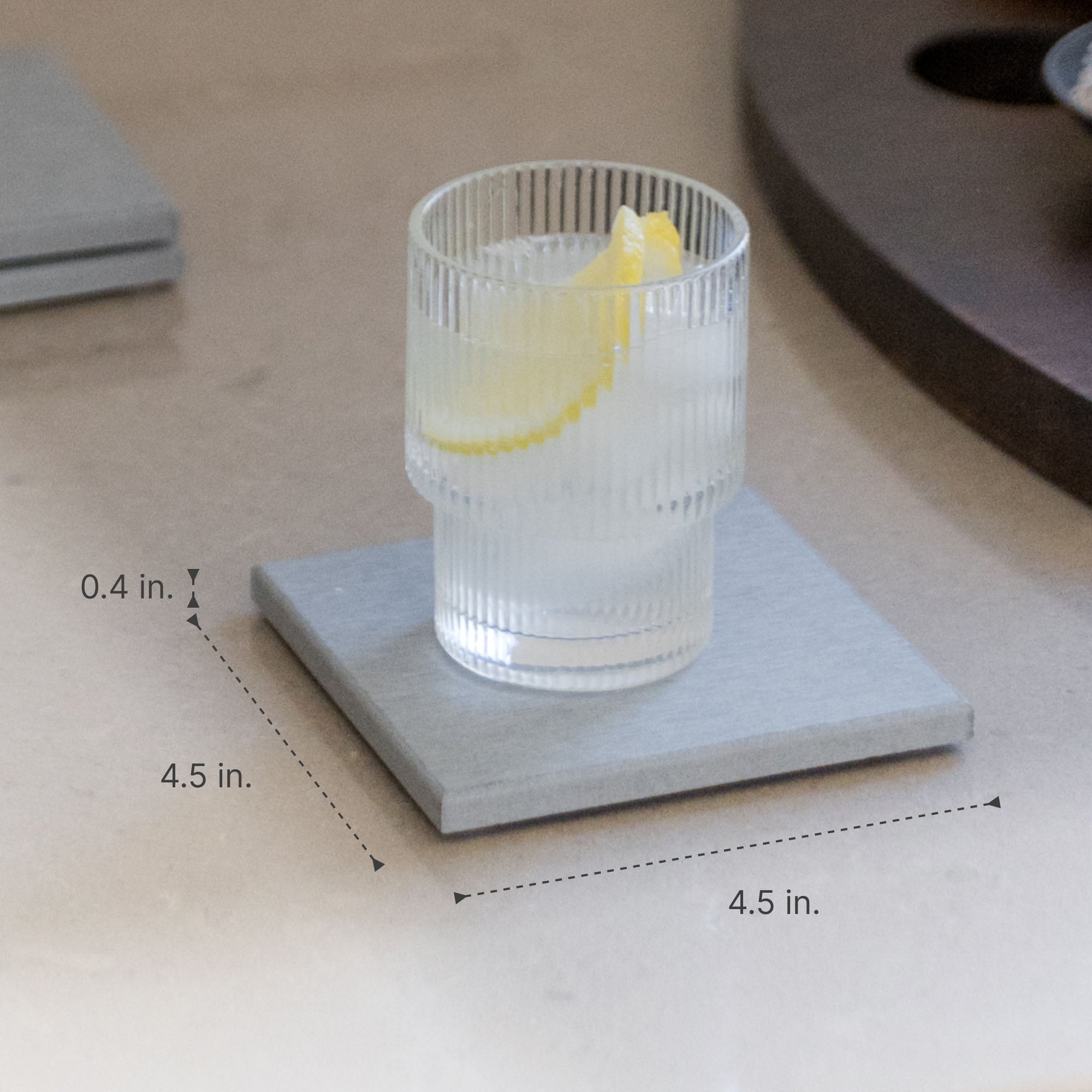 Large Ash Coasters: 4.5in x 4.5in