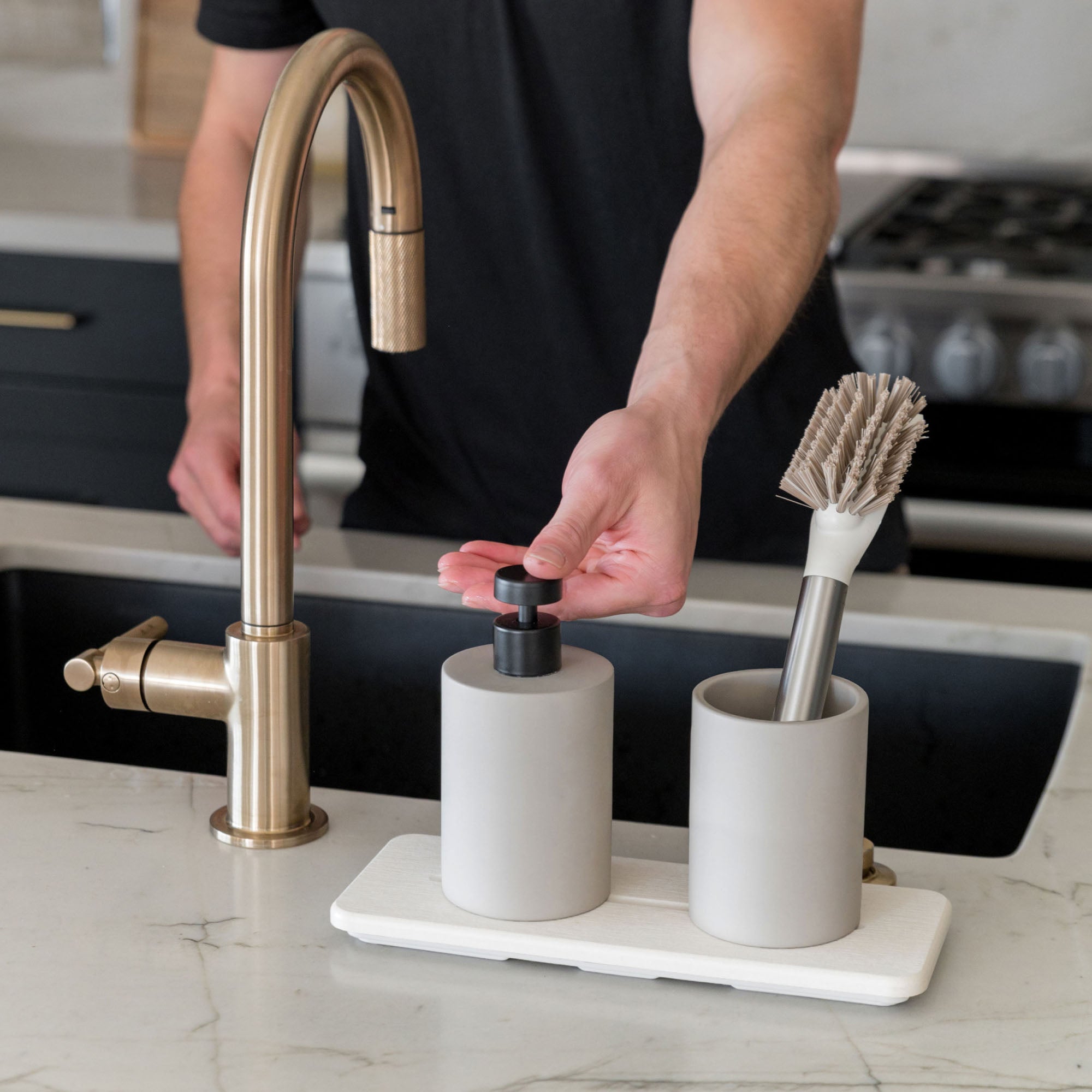 Modern Stone Sink Set