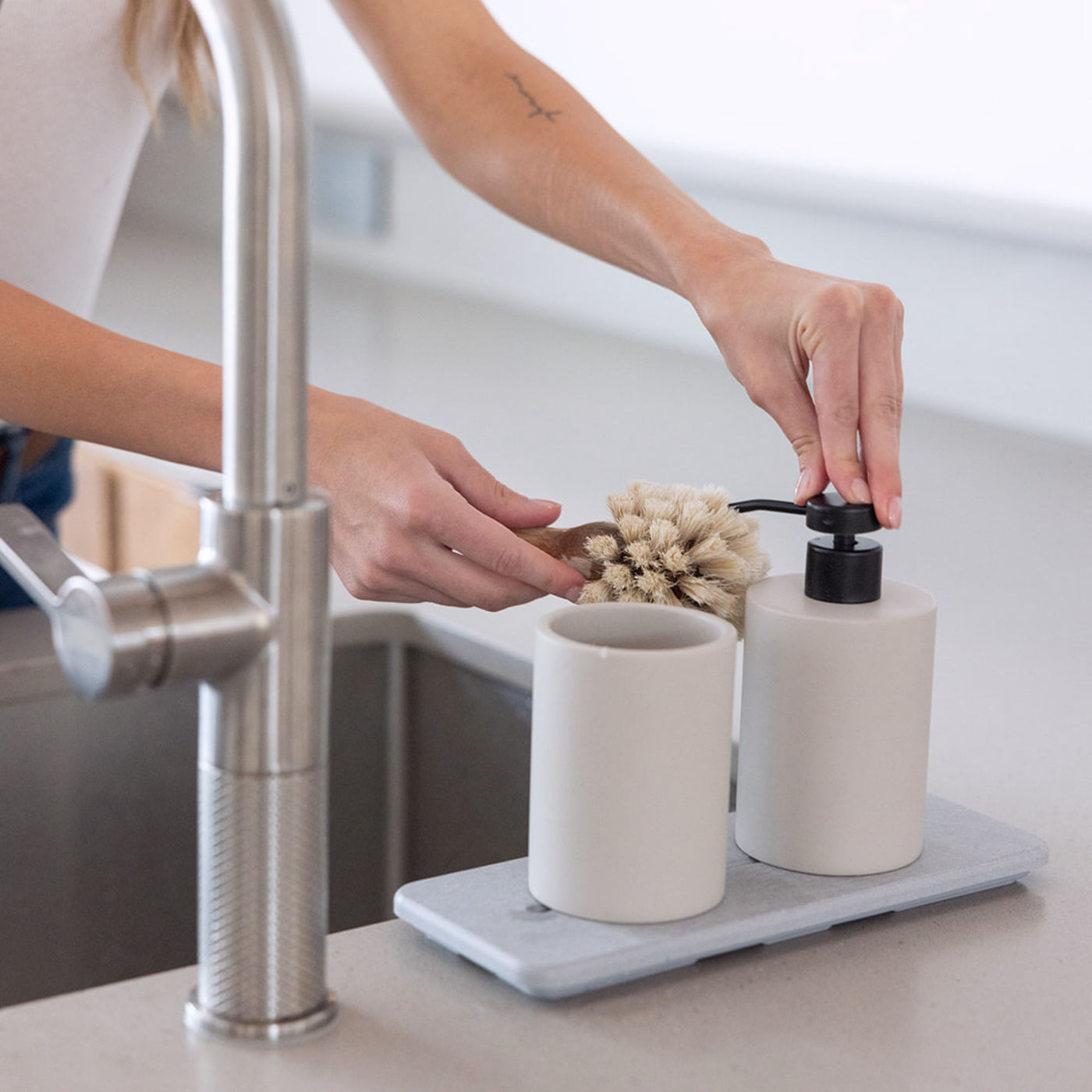 Modern Stone Sink Set