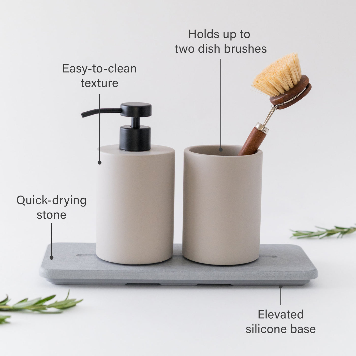 Modern Stone Sink Set