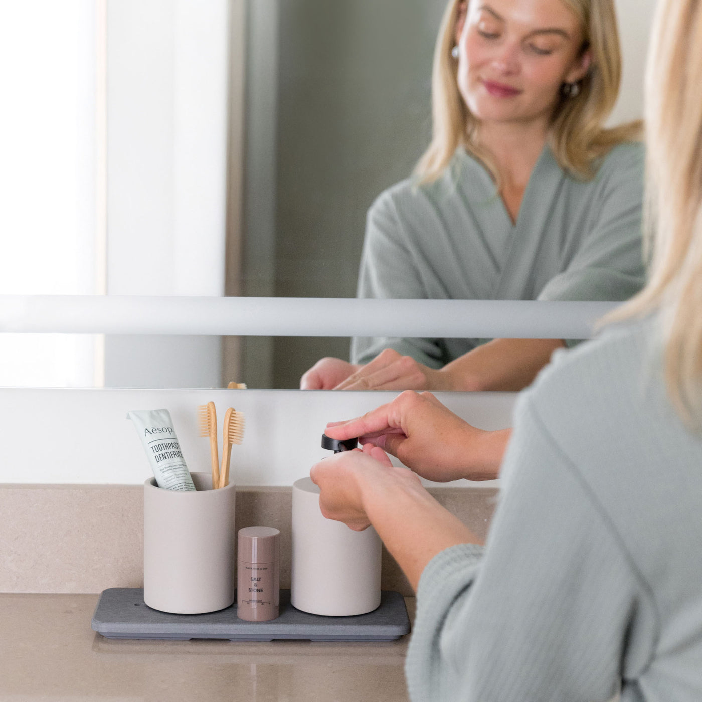 Modern Stone Sink Set