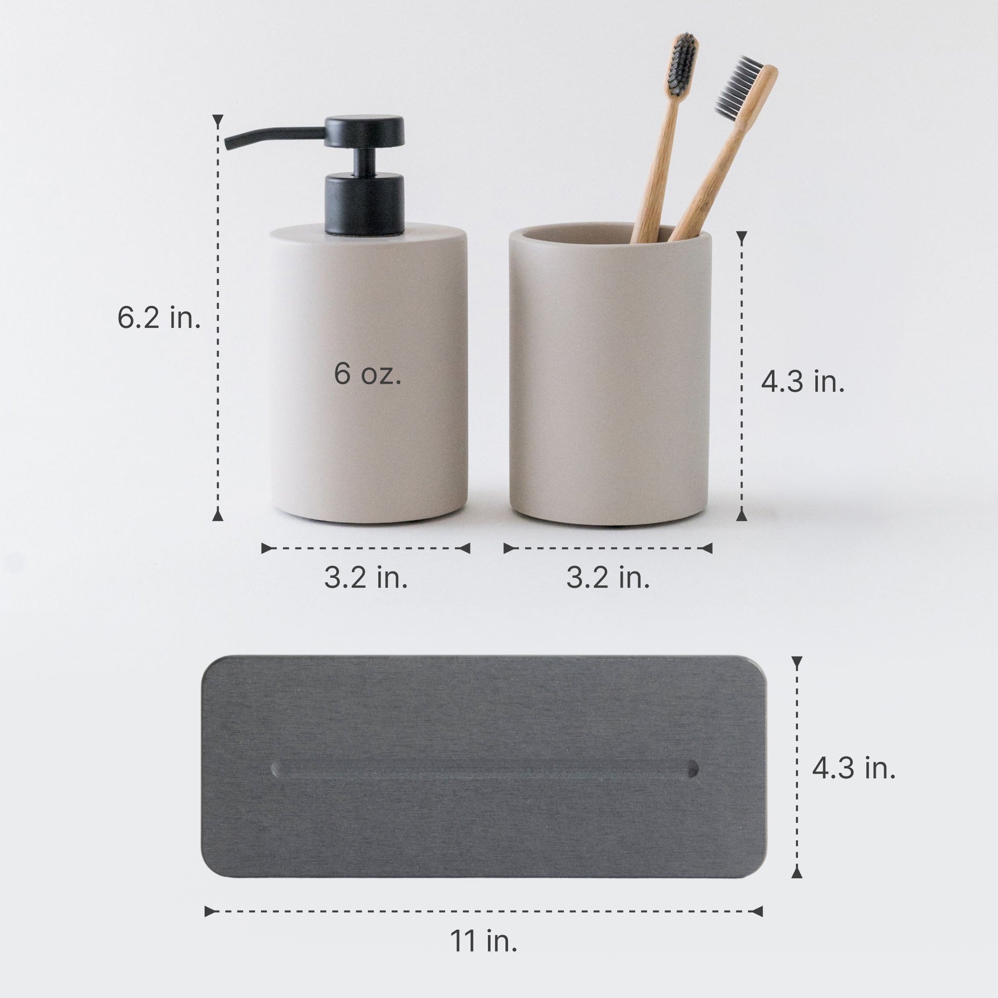 Modern Stone Sink Set