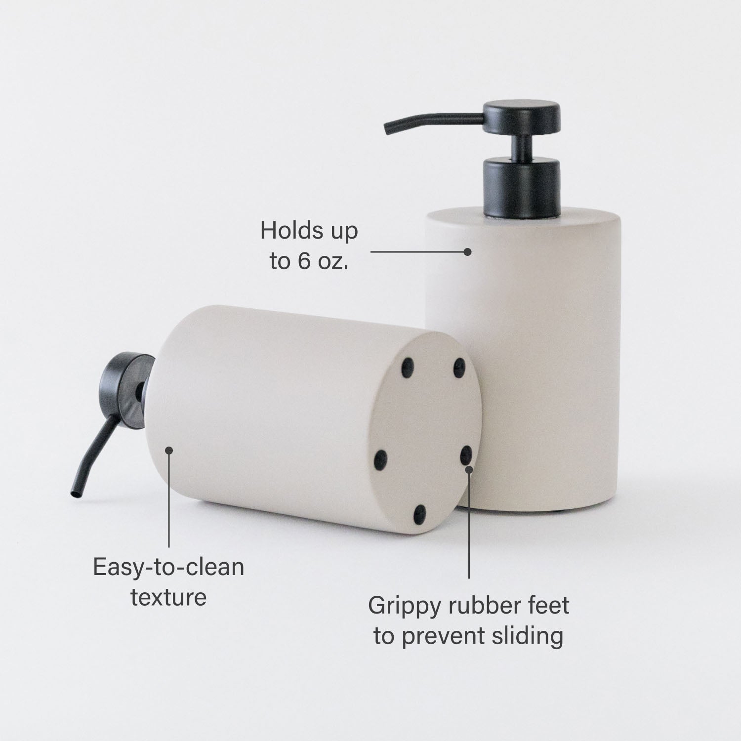 Soap Dispenser & Soap Caddy Set of 2