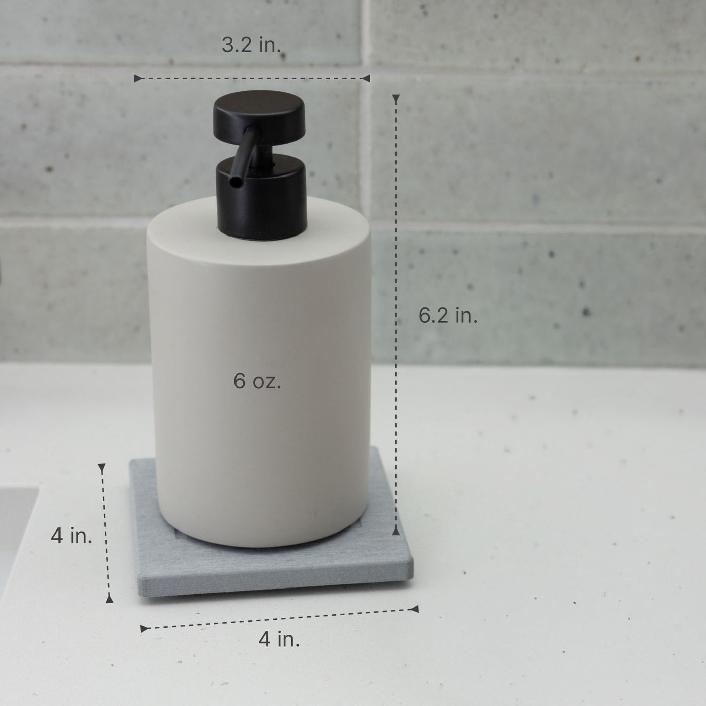 Soap Dispenser & Soap Caddy Set of 2