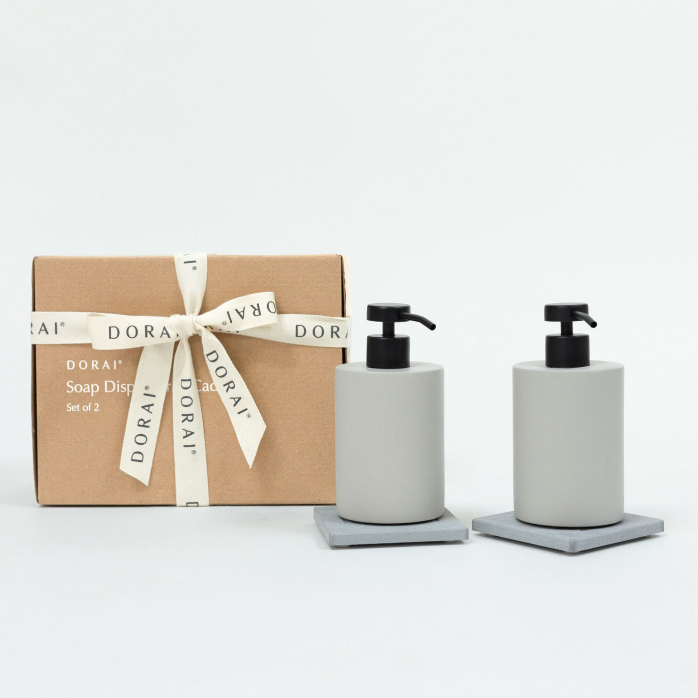 Soap Dispenser & Soap Caddy Set of 2