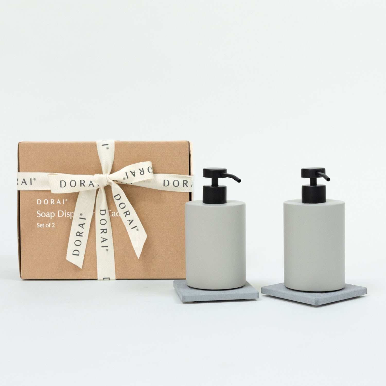 Soap Dispenser & Soap Caddy Set of 2