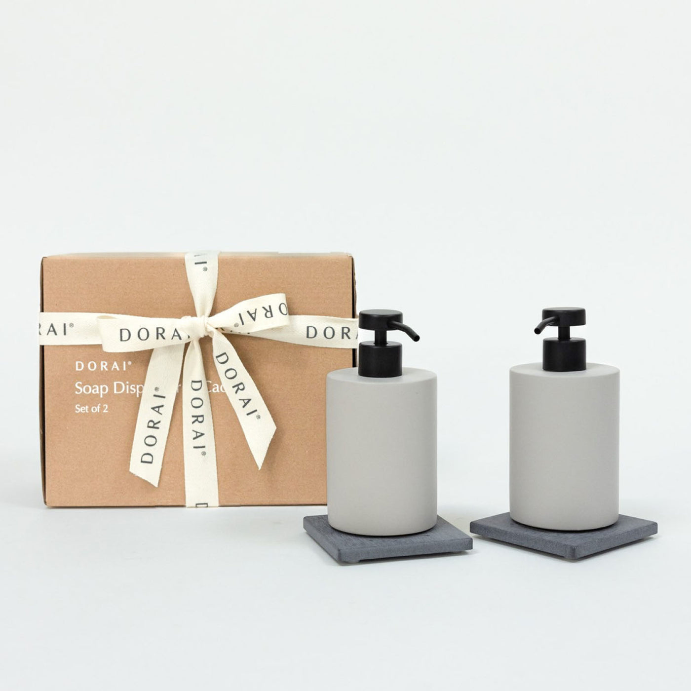 Soap Dispenser & Soap Caddy Set of 2