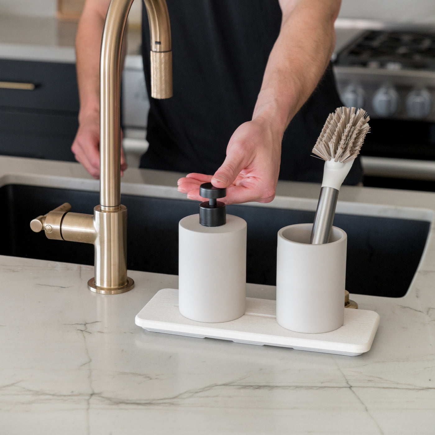 Modern Stone Sink Set