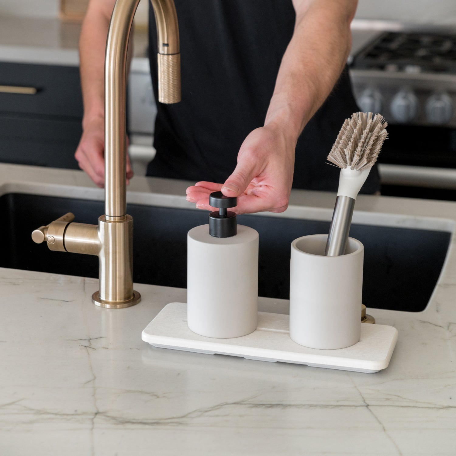 Modern Stone Sink Set