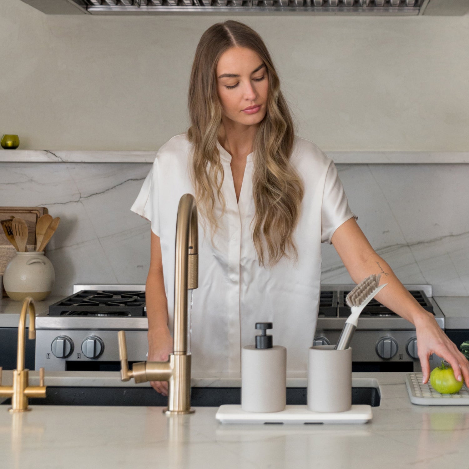 Modern Stone Sink Set