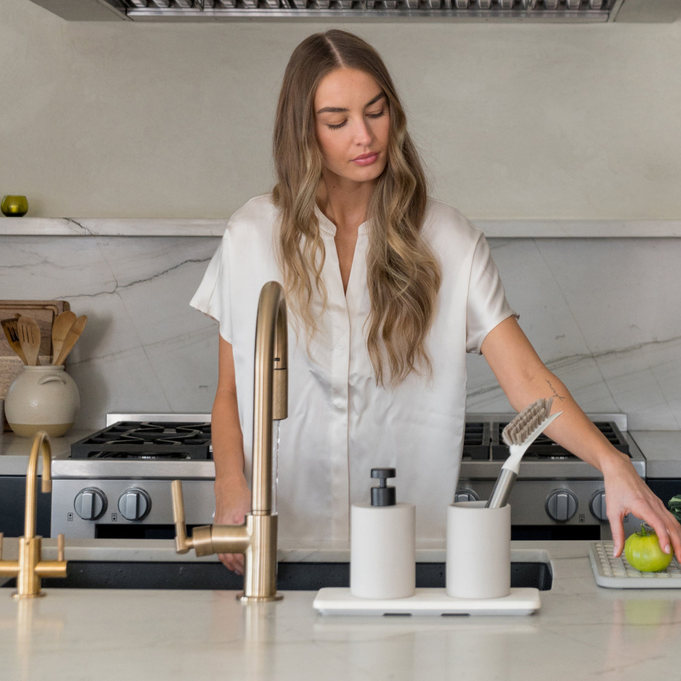 Modern Stone Sink Set