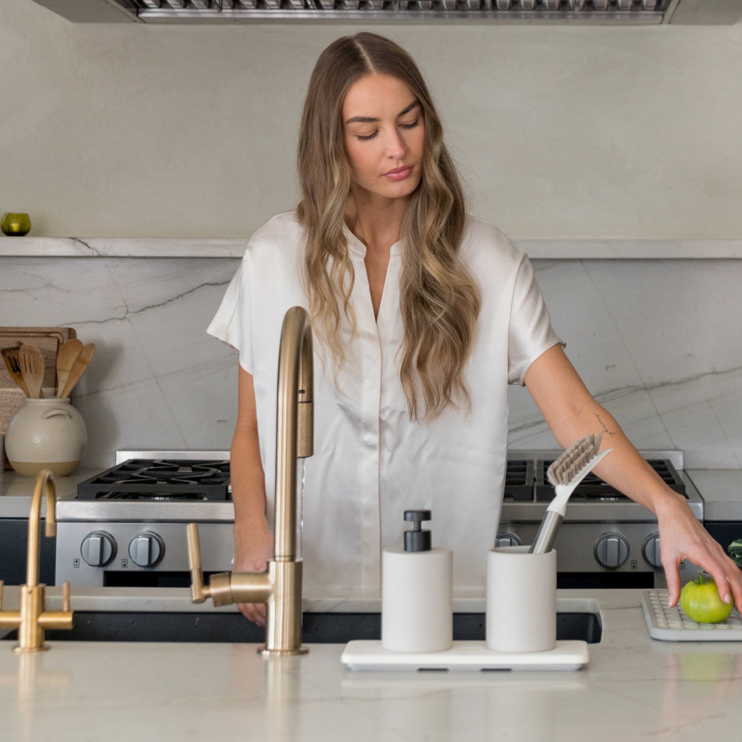 Modern Stone Sink Set