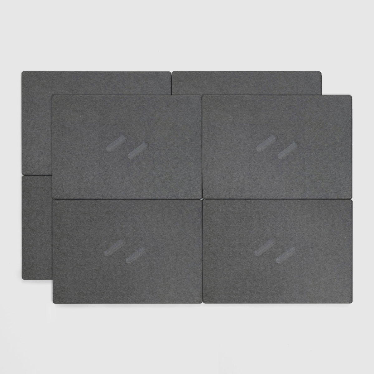 Slate Alta Large Bath Stone 2 Pack in large, quick-drying bath stone mat. 