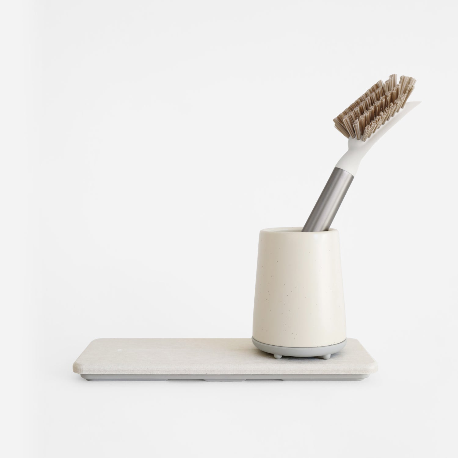 brush holder and stone sink caddy bundle