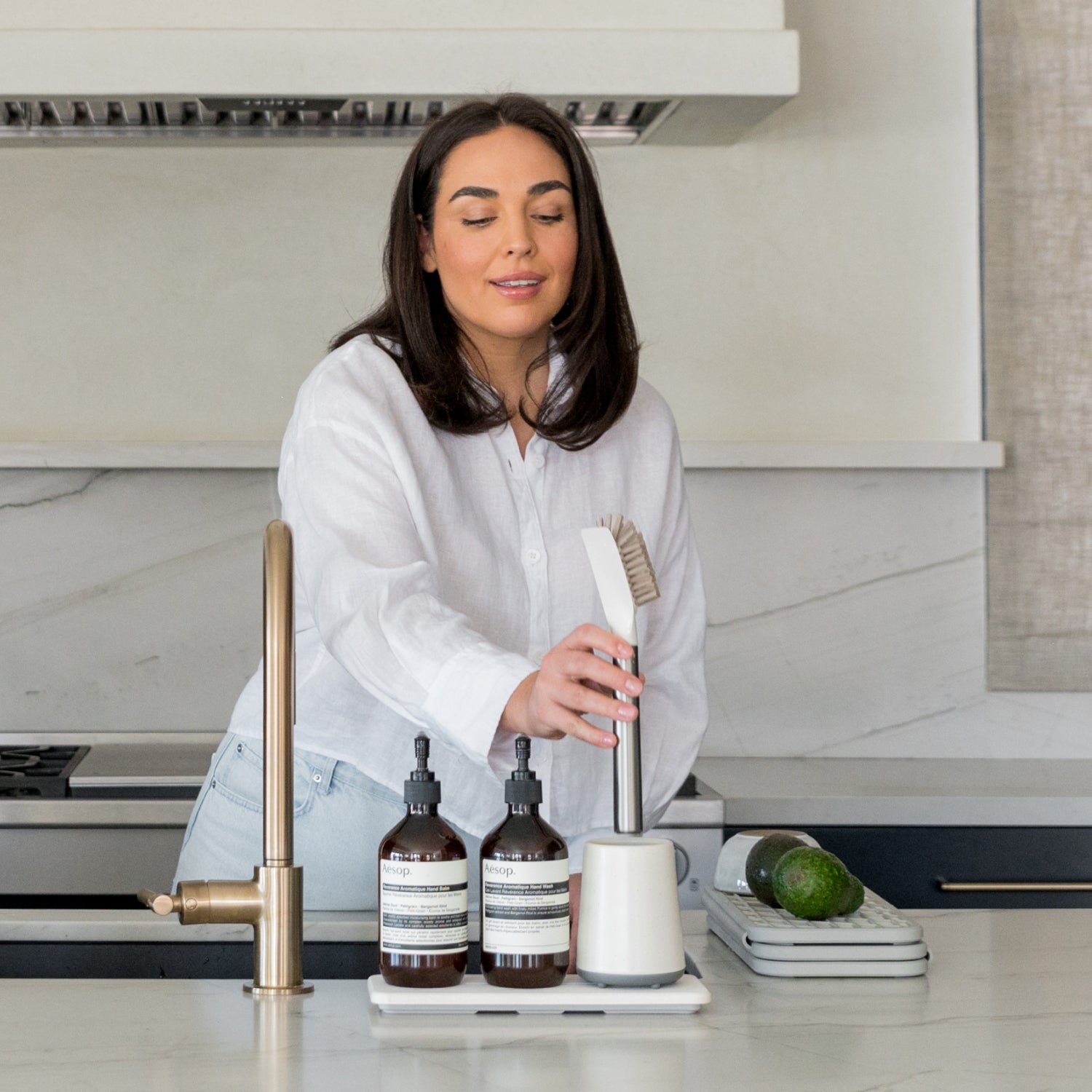 Dish Pad Kitchen Set Quick-Dry Diatomite Stone Dorai Home