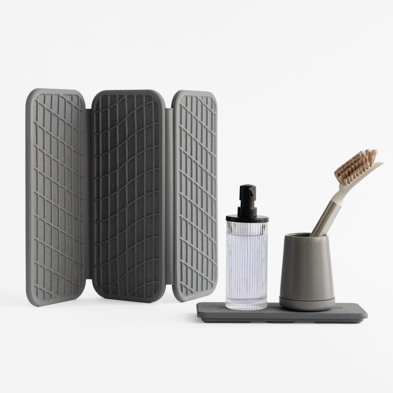 dark grey dish pad with bundle 